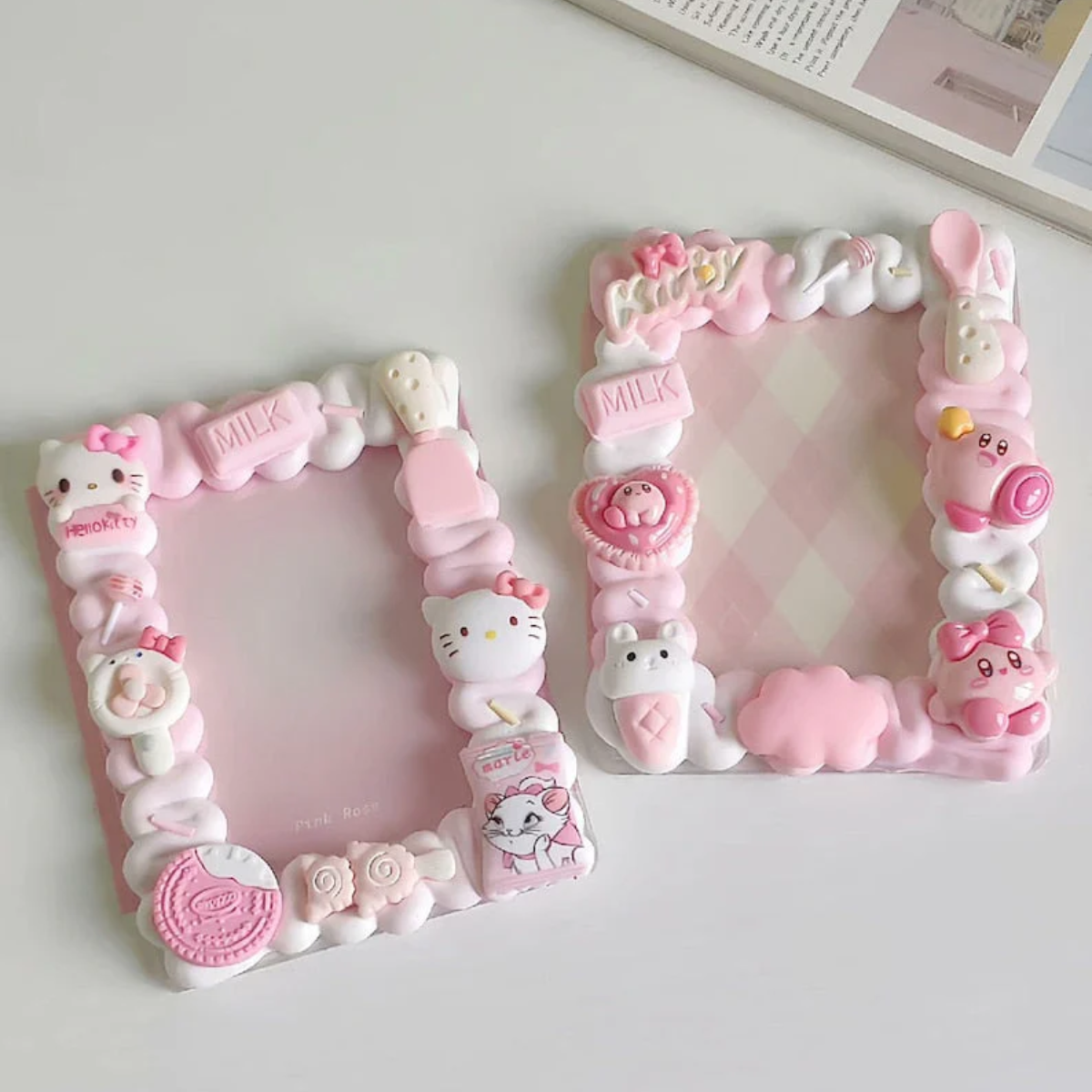 Kawaii Decoden Toploader Handmade Photocard Holder Japanese Kawaii Decoden Toploader Handmade Photocard Holder Japanese