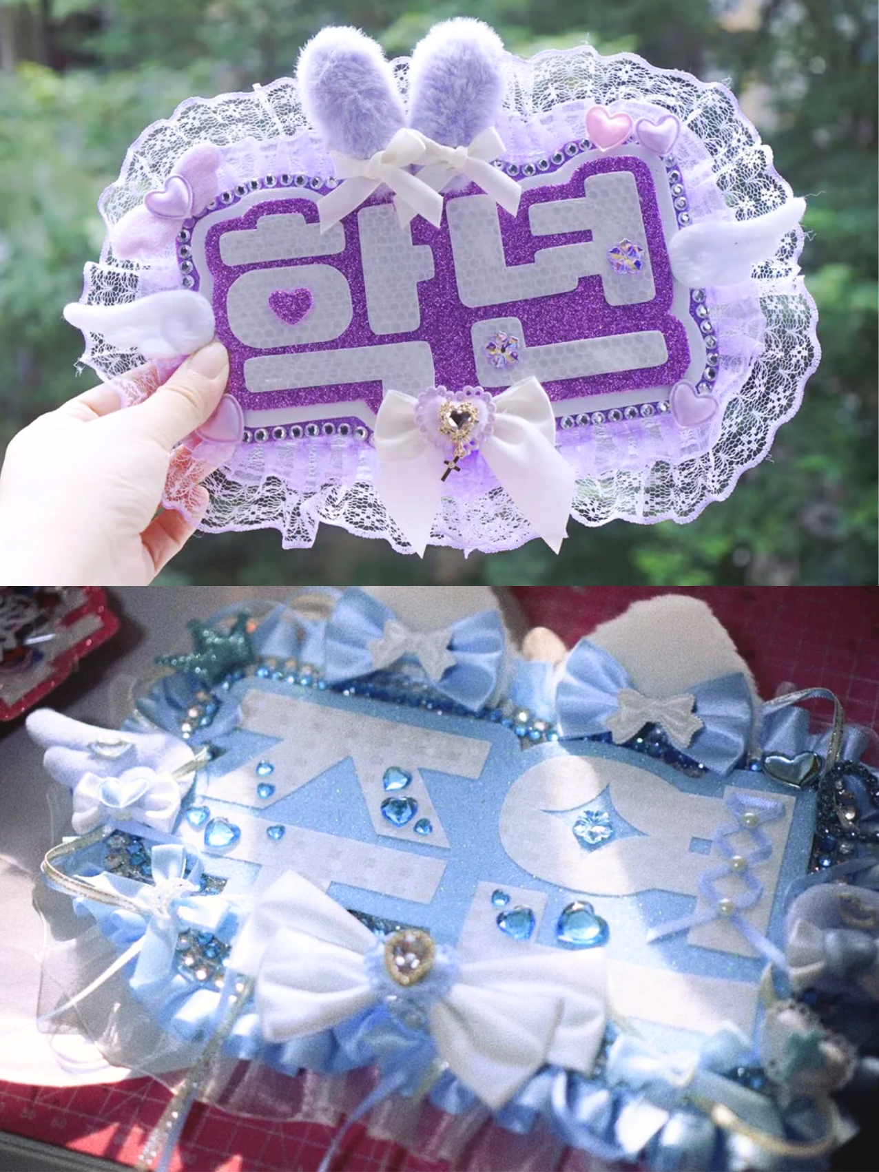 Custom Kpop Idol Name Banner for Concerts