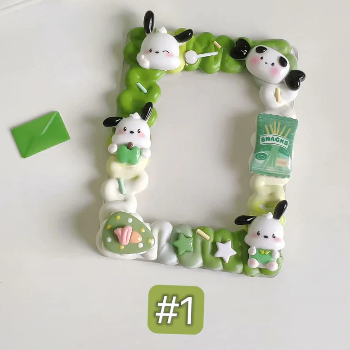 Kawaii Decoden Toploader Handmade Photocard Holder Japanese character photocard protector