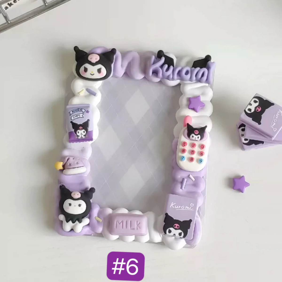 Kawaii Decoden Toploader Handmade Photocard Holder Japanese character photocard protector
