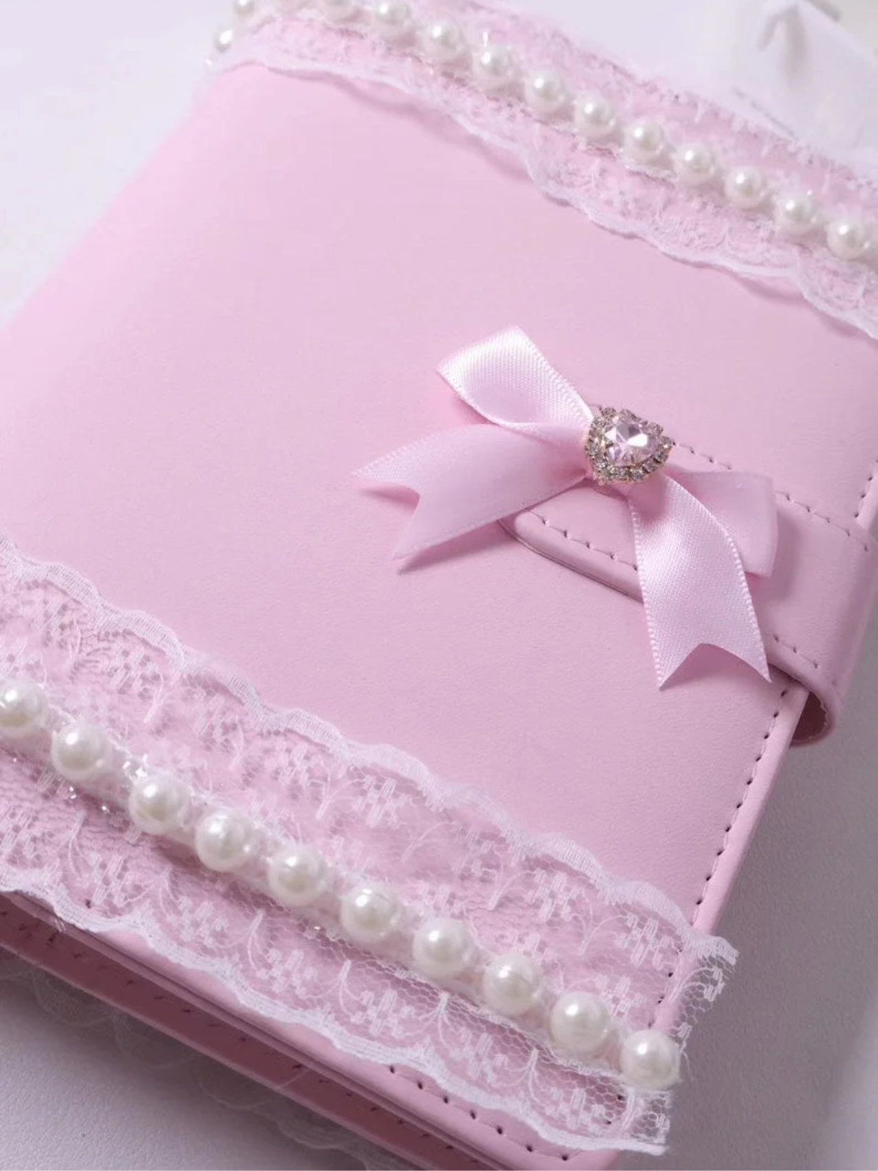 Princess Pink A5 K-pop Photocard Album | Pokemon Card Holder | Handmade Kpop Memory Book