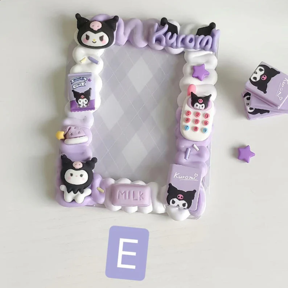 Kawaii Decoden Toploader Handmade Photocard Holder Japanese Character Photocard Protector