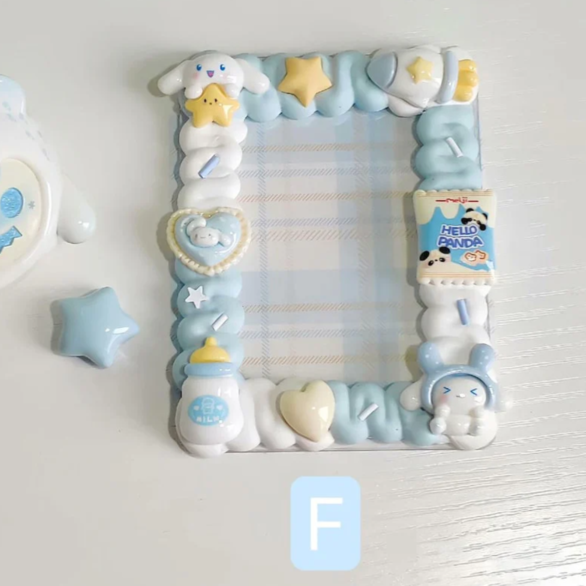 Kawaii Decoden Toploader Handmade Photocard Holder Japanese Character Photocard Protector