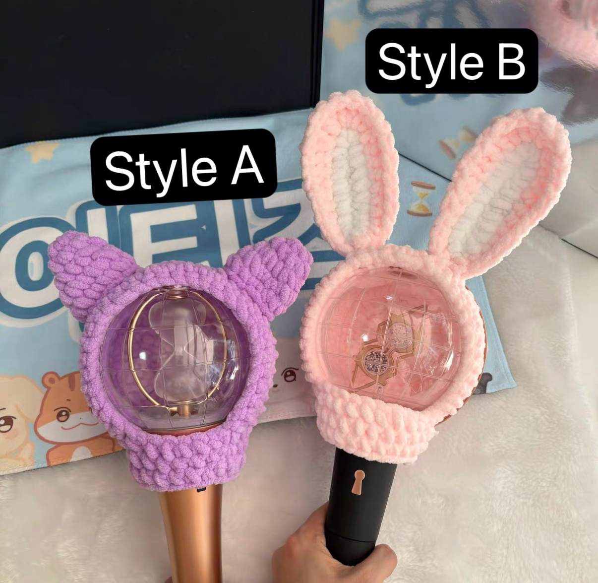 Handmade ATEEZ Lightstick Cover, Cozy ATEEZ Lightstick Protect