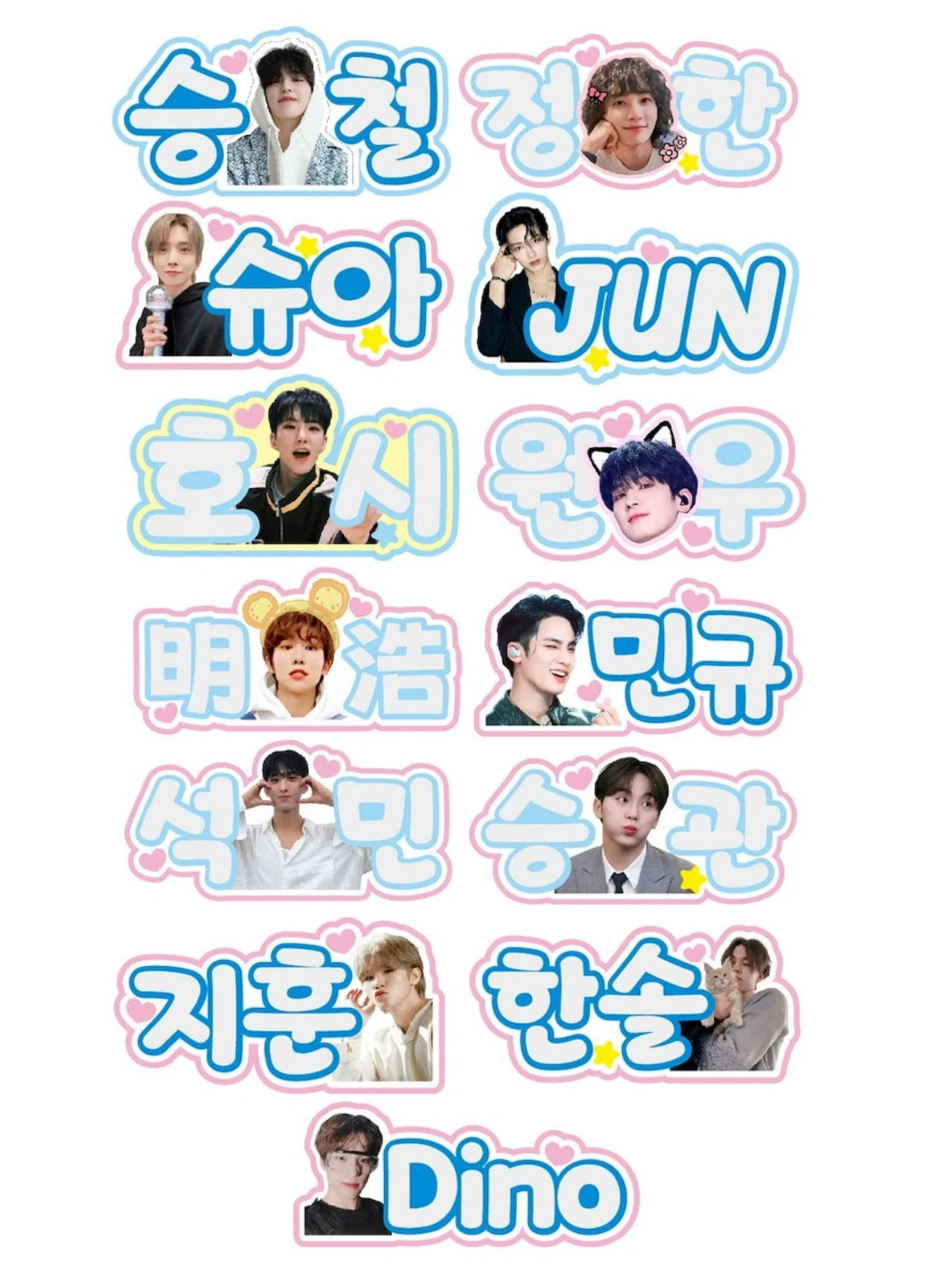 Custom Lightstick Deco, Kpop Idol Concert Name Banner