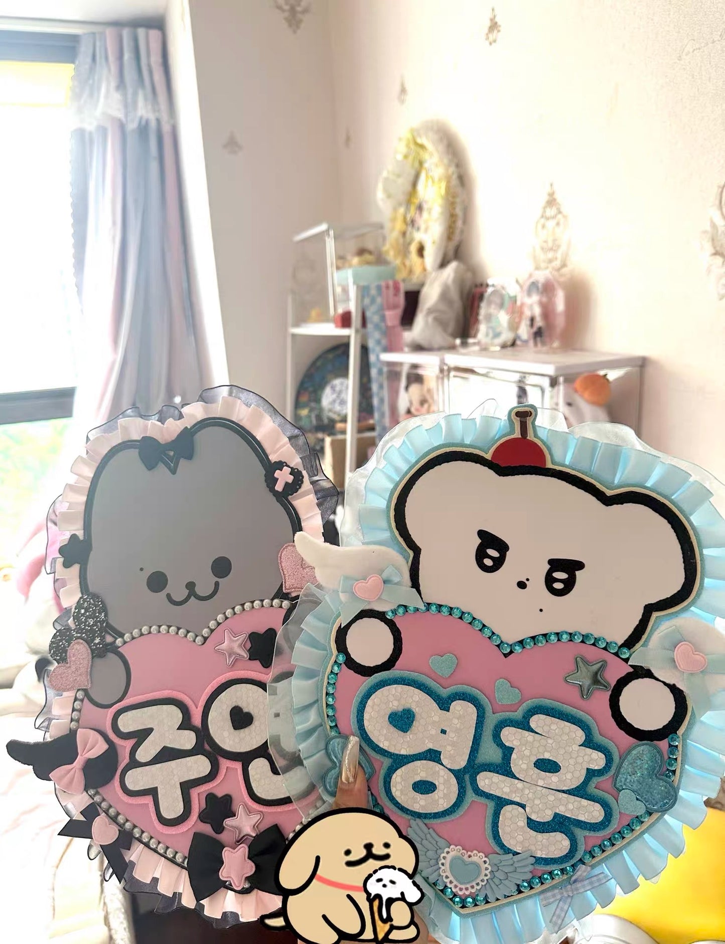 Custom Kpop Bias Character Banner
