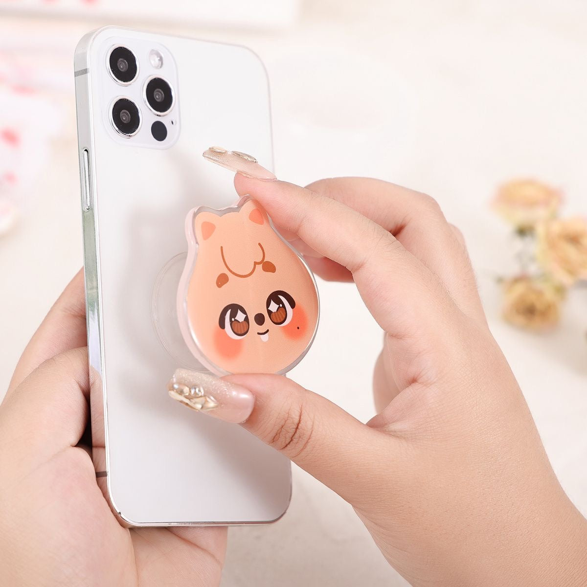 Stray Kids Skzoo Acrylic Phone Grip, 8 Styles Available, Free Shipping