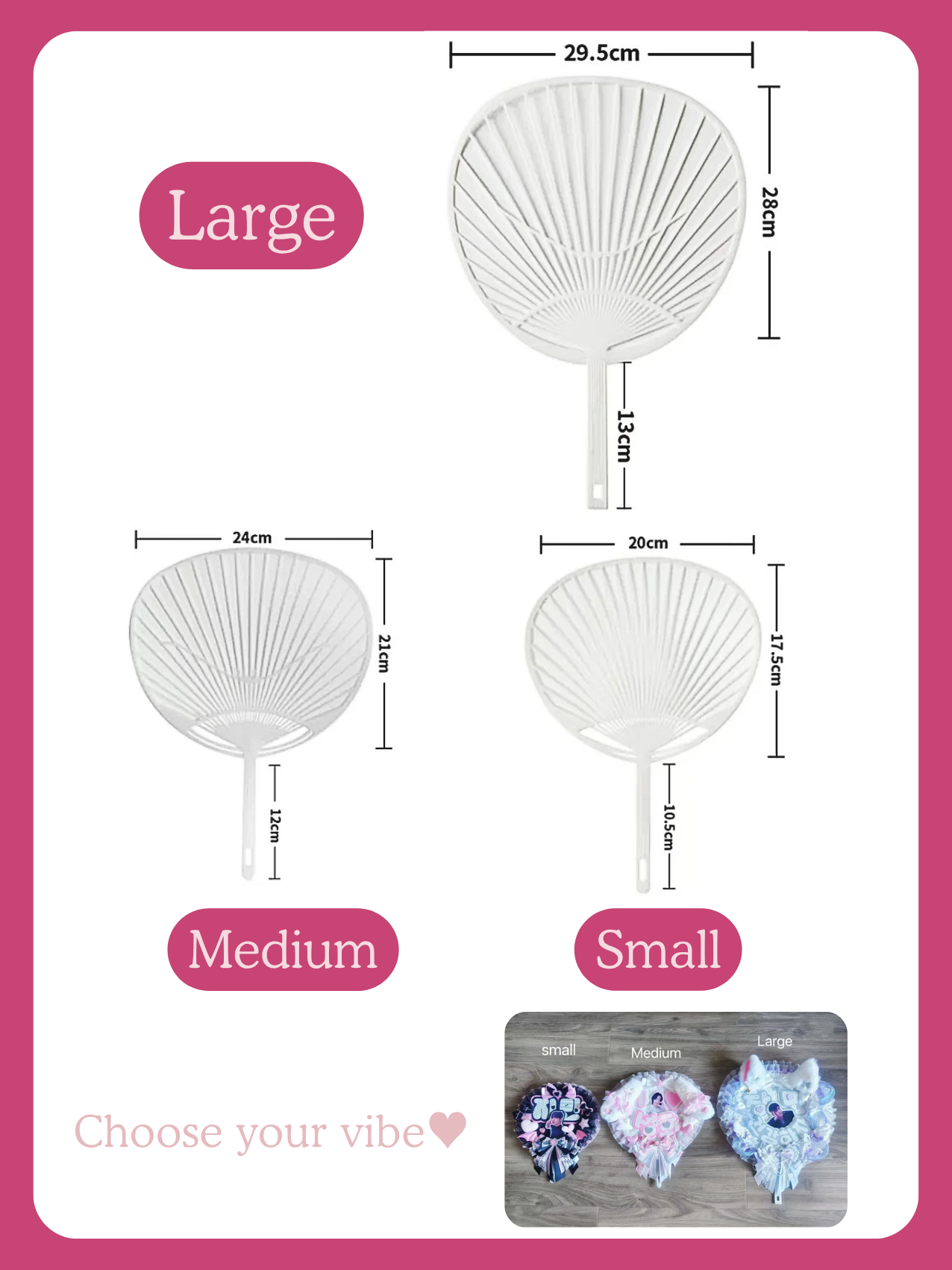 Custom K-pop Bias Picket, K-pop Image Cheering Fan