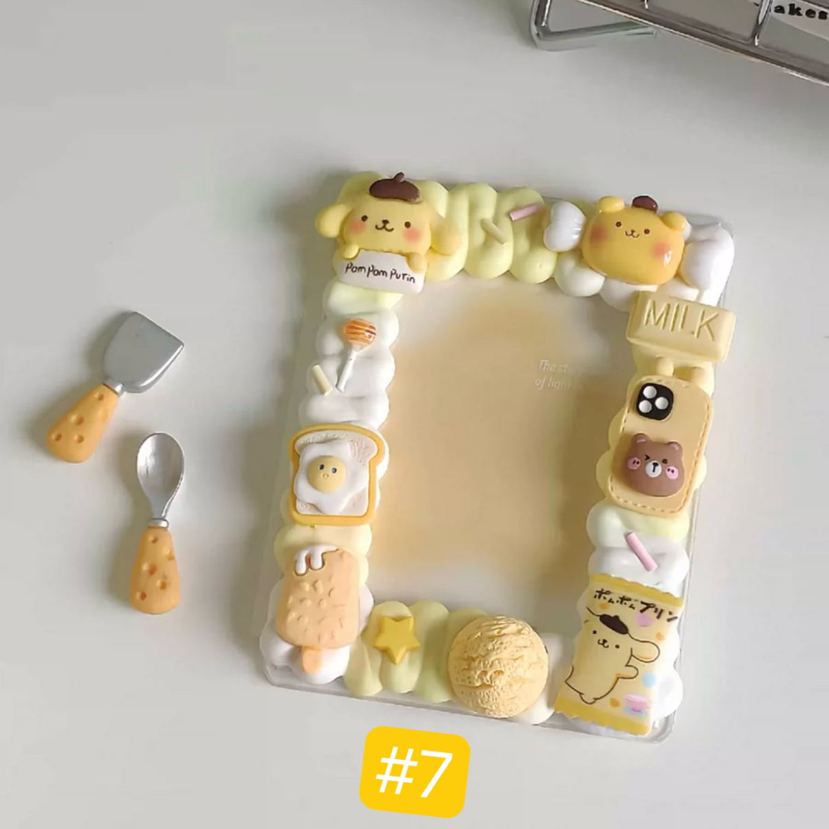 Kawaii Decoden Toploader Handmade Photocard Holder Japanese character photocard protector