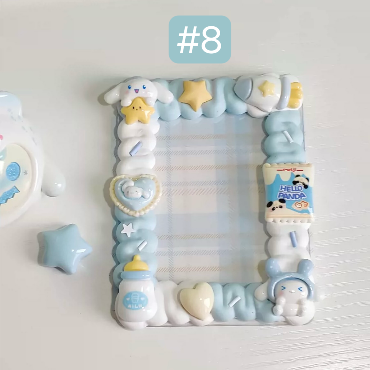 Kawaii Decoden Toploader Handmade Photocard Holder Japanese character photocard protector