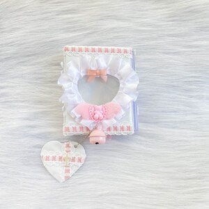 Pinky Kpop Photocard Binder, Gummy Bear Collect Book, 16 Pages Refills