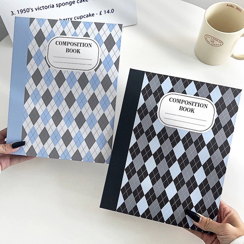 A5 composition binder, Kpop hardcover binder, Retro Diamond Hardcover, Standard 6 Ring binder