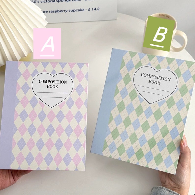 A5 composition binder, Kpop hardcover binder, Retro Diamond Hardcover, Standard 6 Ring binder
