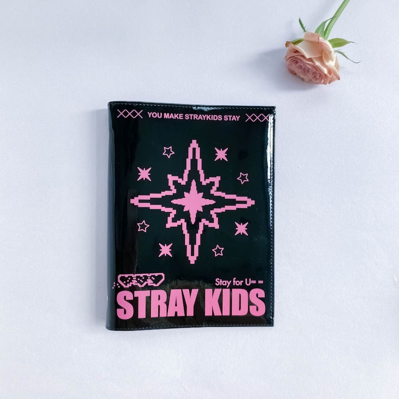 Straykids Photocard Binder, A5 Potocard Binder, 3 Inch 4 Grid Kpop Binder