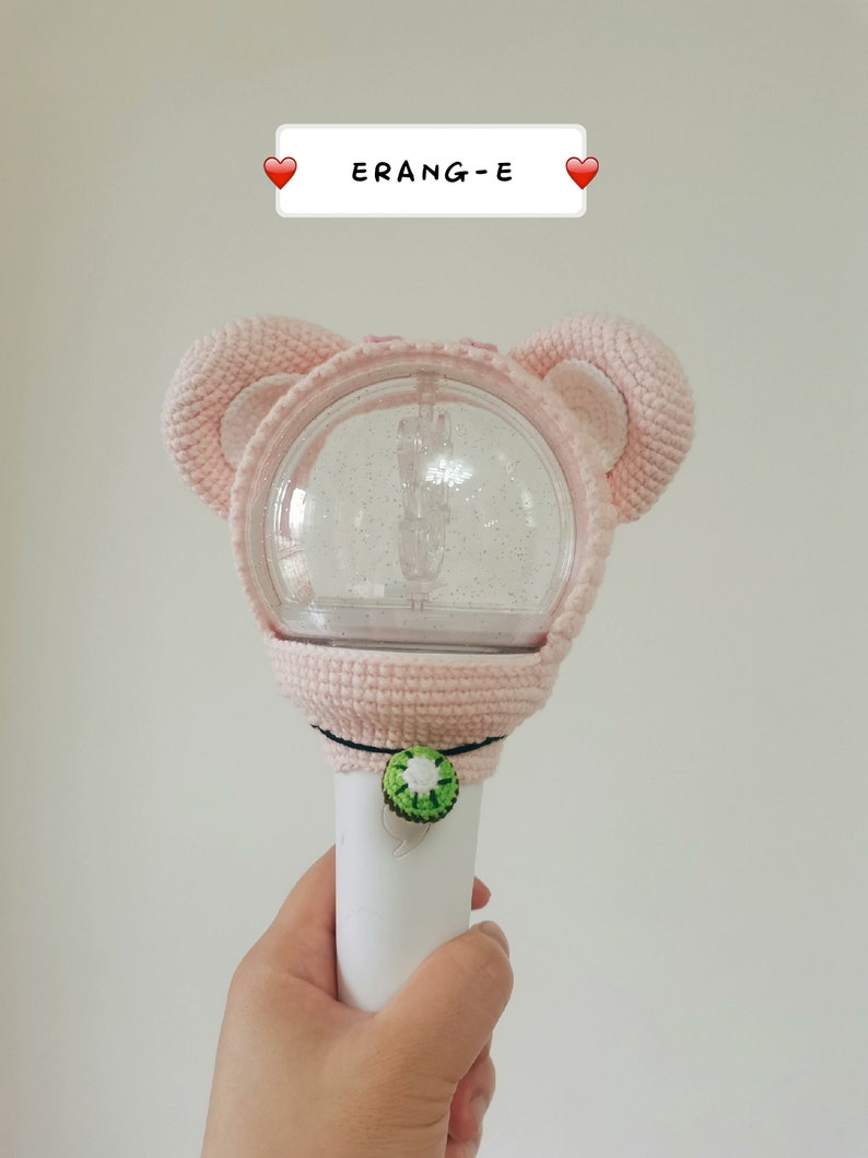Crochet IVE light Stick Cover Ganganyi Naori Cherry Cheez Leeseo Minive Character Covers