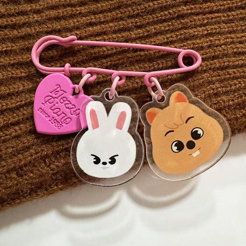 Stray Kids Skzoo Nachimbong Double Sided Keychain, Free Shipping