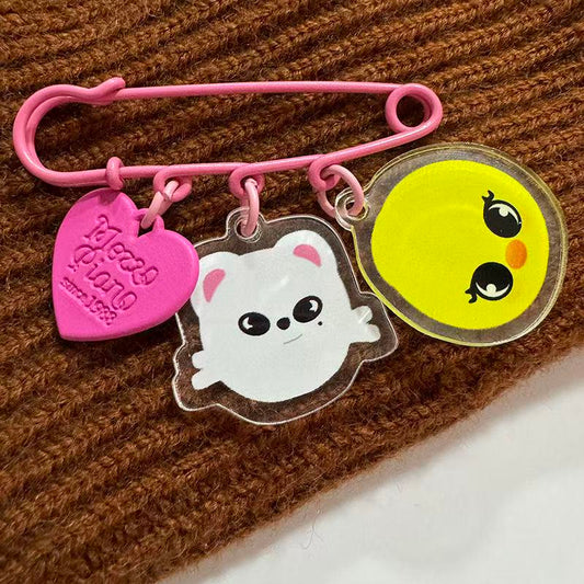 Stray Kids Skzoo Nachimbong Double Sided Keychain, Free Shipping