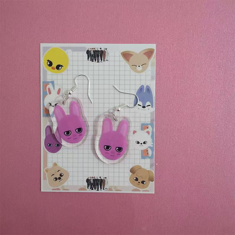 Stray Kids Skzoo DIY Earrings Jewelry,  Free Shipping