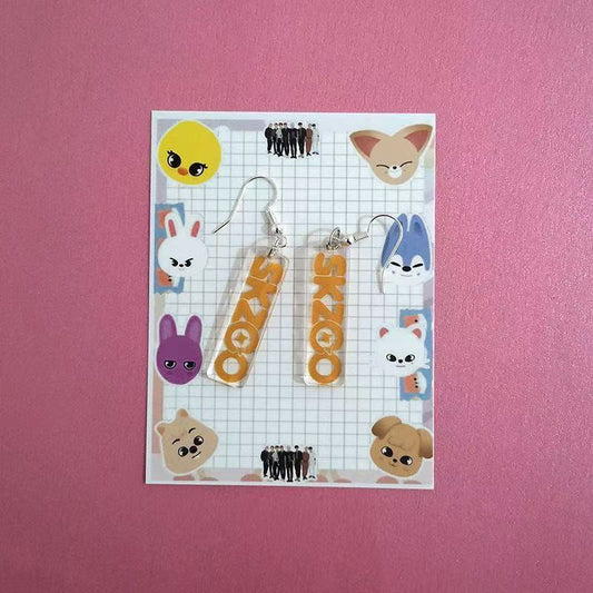 Stray Kids Skzoo DIY Earrings Jewelry,  Free Shipping