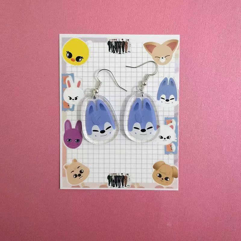 Stray Kids Skzoo DIY Earrings Jewelry,  Free Shipping