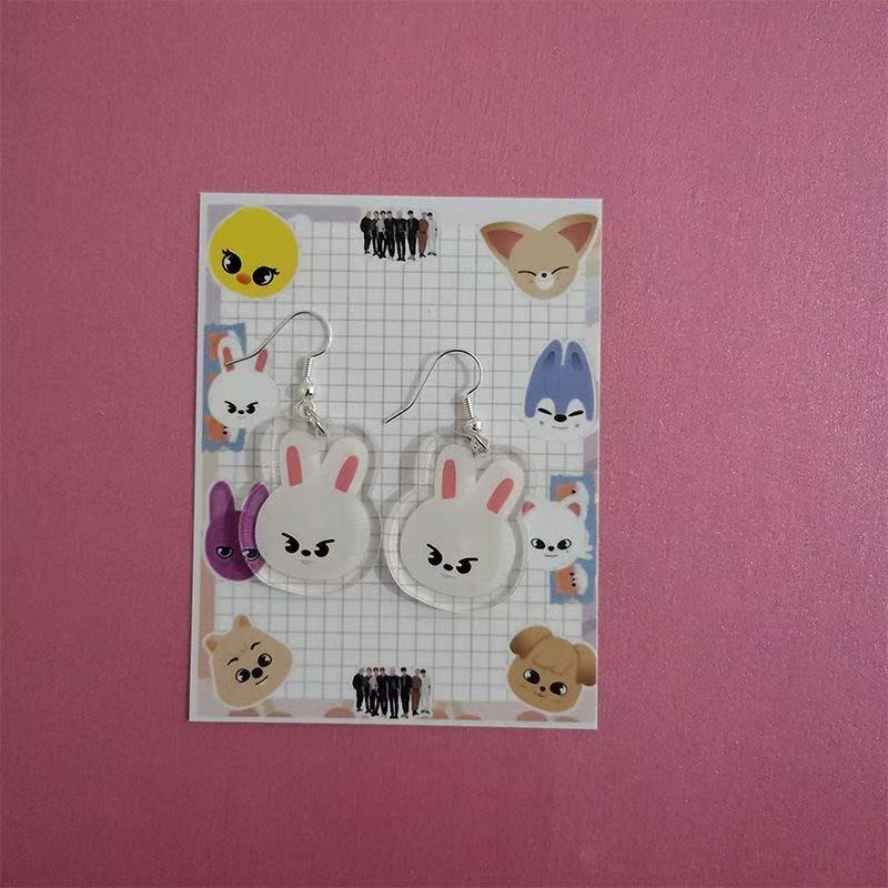 Stray Kids Skzoo DIY Earrings Jewelry,  Free Shipping