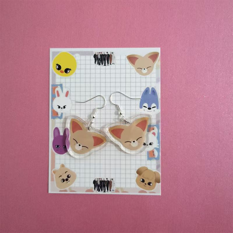 Stray Kids Skzoo DIY Earrings Jewelry,  Free Shipping