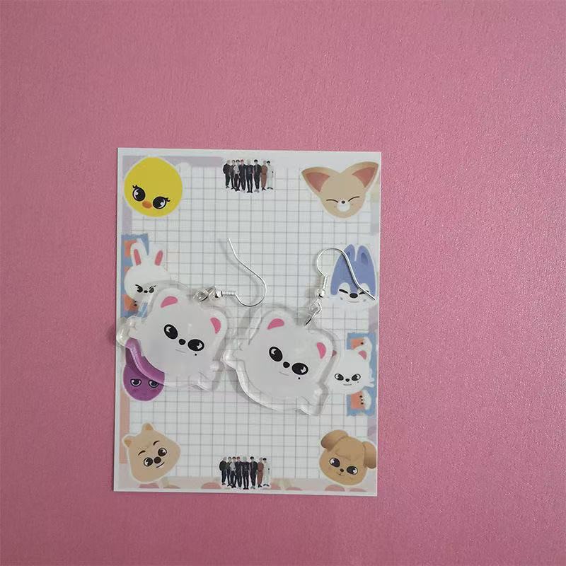 Stray Kids Skzoo DIY Earrings Jewelry,  Free Shipping
