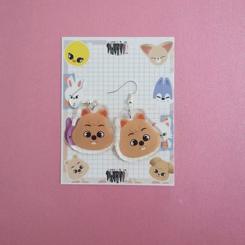 Stray Kids Skzoo DIY Earrings Jewelry,  Free Shipping
