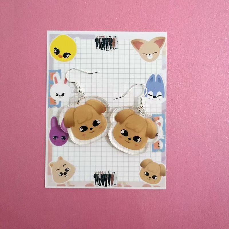 Stray Kids Skzoo DIY Earrings Jewelry,  Free Shipping