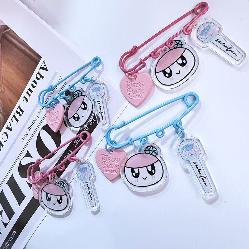 Stray Kids Skzoo Nachimbong Bag Brooch Accessories, Acrylic, Free Shipping