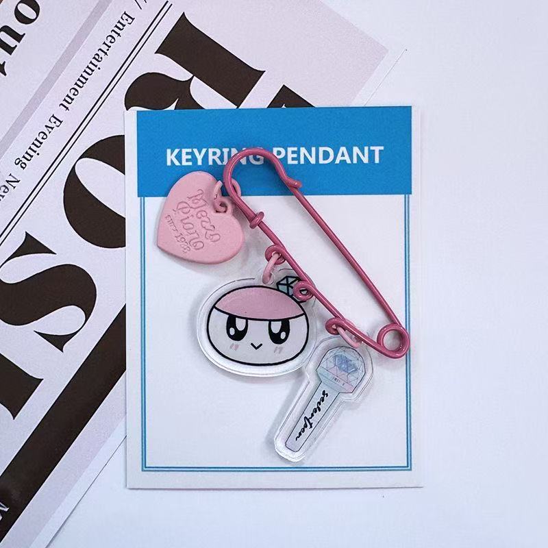 Stray Kids Skzoo Nachimbong Bag Brooch Accessories, Acrylic, Free Shipping