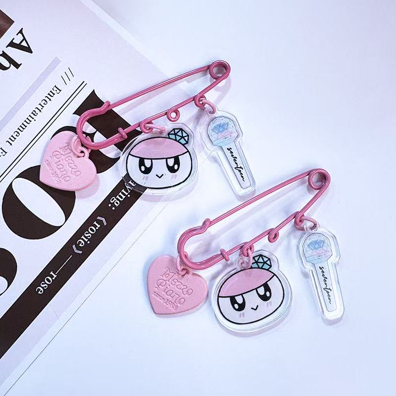 Stray Kids Skzoo Nachimbong Bag Brooch Accessories, Acrylic, Free Shipping