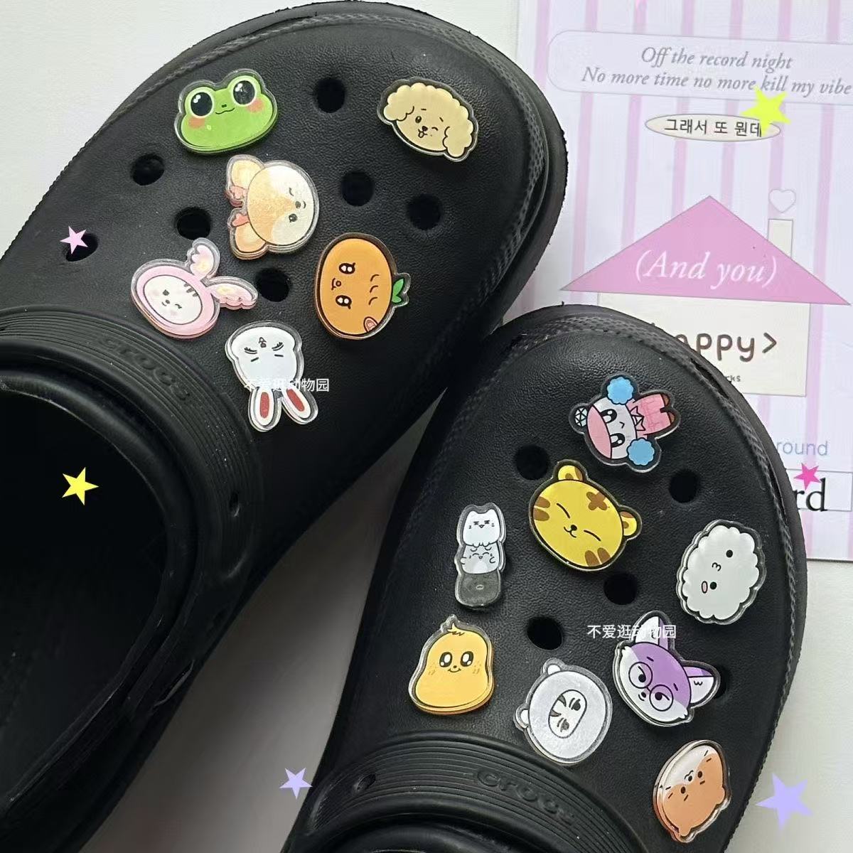 Stray Kids Skzoo Nachimbong Crocs Accessories, Free Shipping