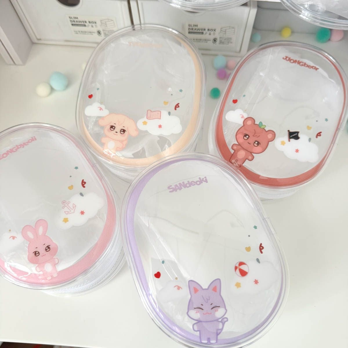 Stray Kids Skzoo Nachimbong Storage Pouch, Free Shipping