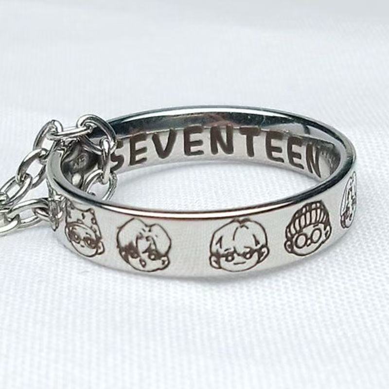 Seventeen Cartoon Ring, Free Shipping