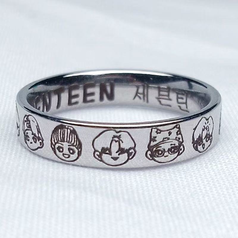 Seventeen Cartoon Ring, Free Shipping