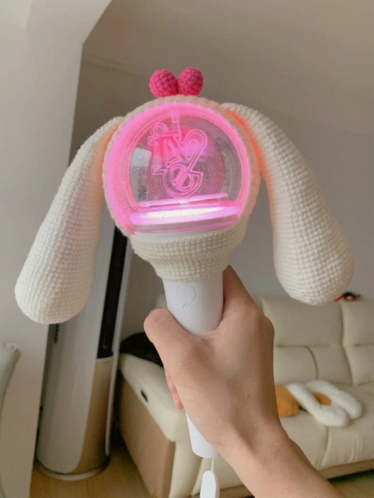 Crochet IVE light Stick Cover Ganganyi Naori Cherry Cheez Leeseo Minive Character Covers