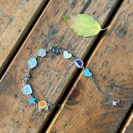 Stray Kids Skzoo Cartoon Bracelet Jewelry, Acrylic, Free Shipping