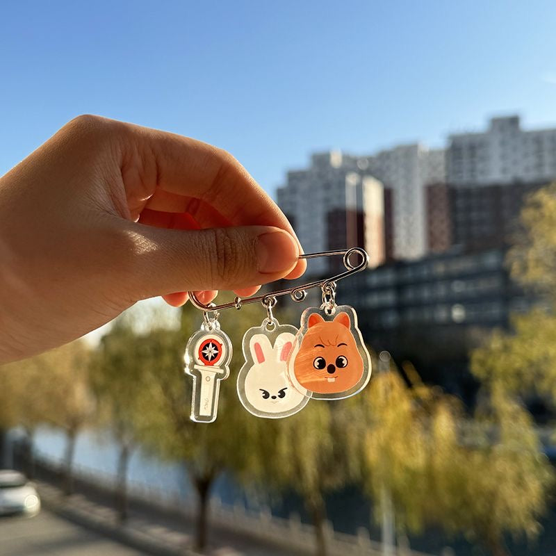 Stray Kids Skzoo Nachimbong Bag Keychain, Acrylic Keyring, Kpop Gift For Fans Friends