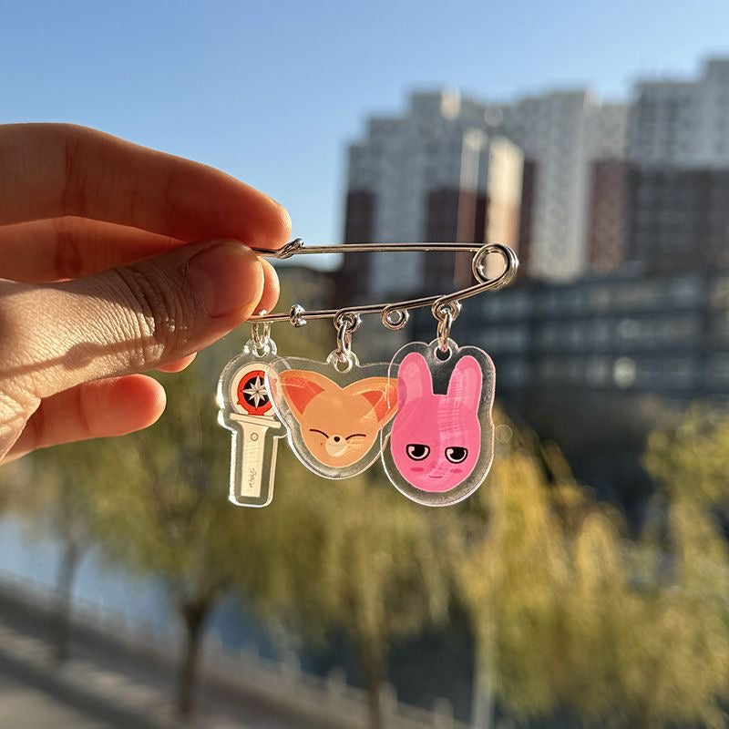 Stray Kids Skzoo Nachimbong Bag Keychain, Acrylic Keyring, Kpop Gift For Fans Friends