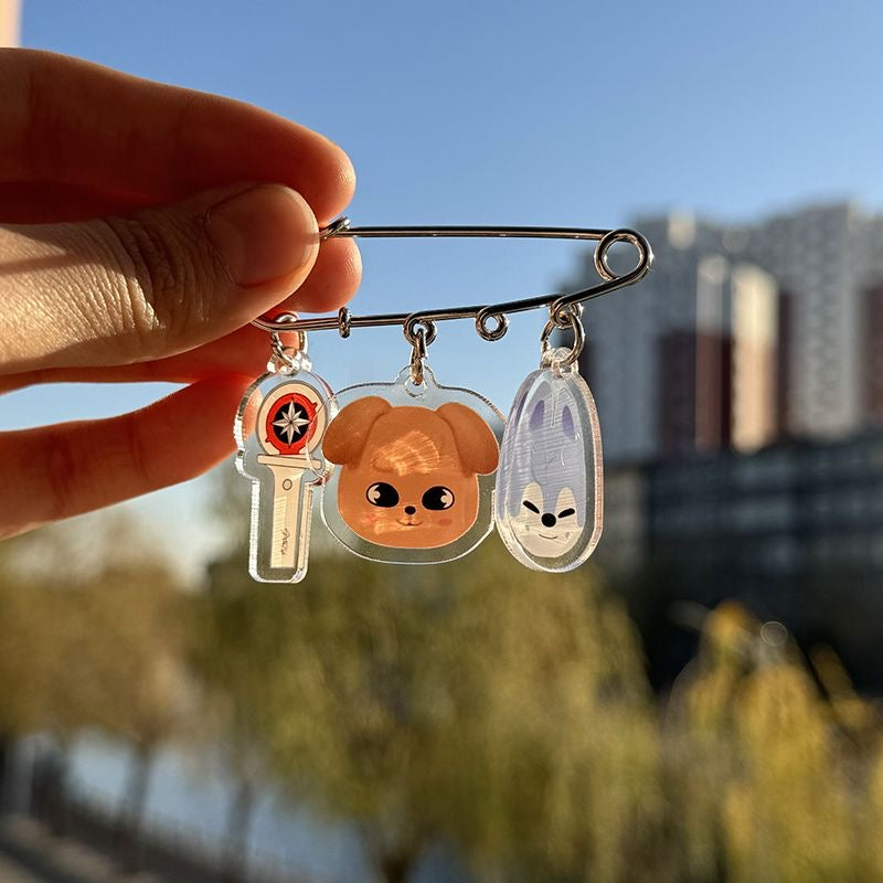 Stray Kids Skzoo Nachimbong Bag Keychain, Acrylic Keyring, Kpop Gift For Fans Friends