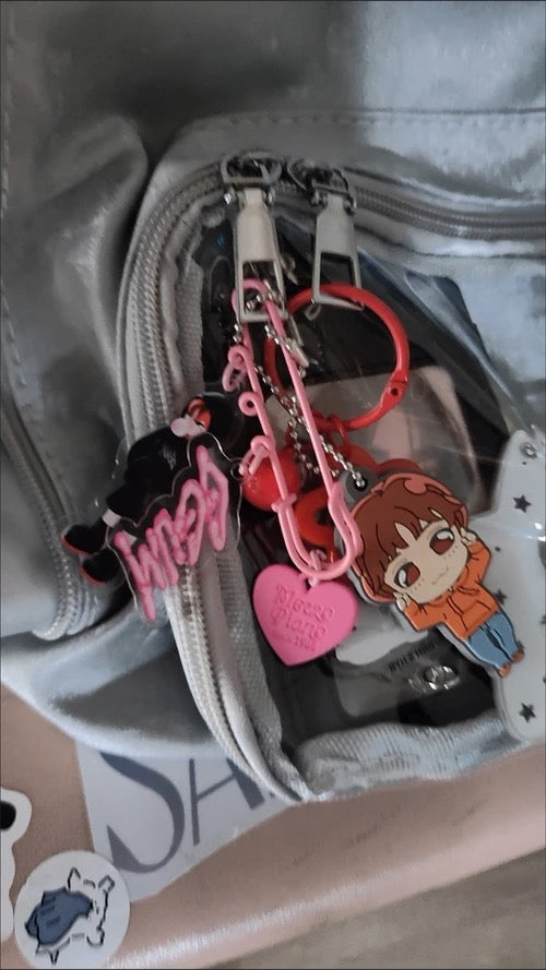 TXT Soobin GGUM Bag Keychain, Acrylic Keyring, 5 Styles Available, Free Shipping