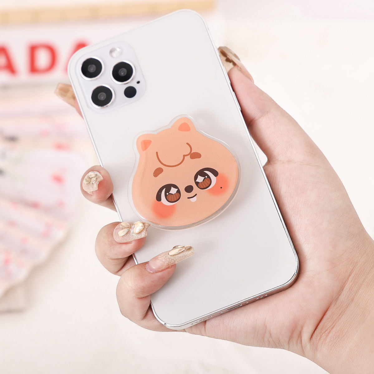 Stray Kids Skzoo Acrylic Phone Grip, 8 Styles Available, Free Shipping