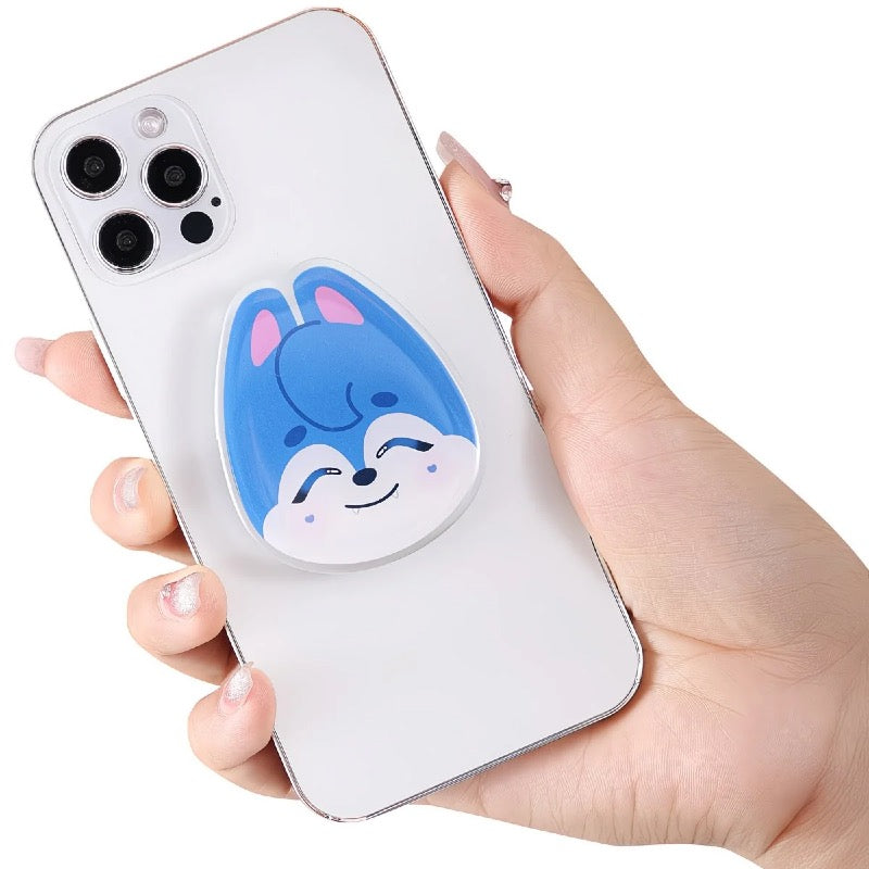 Stray Kids Skzoo Acrylic Phone Grip, 8 Styles Available, Free Shipping