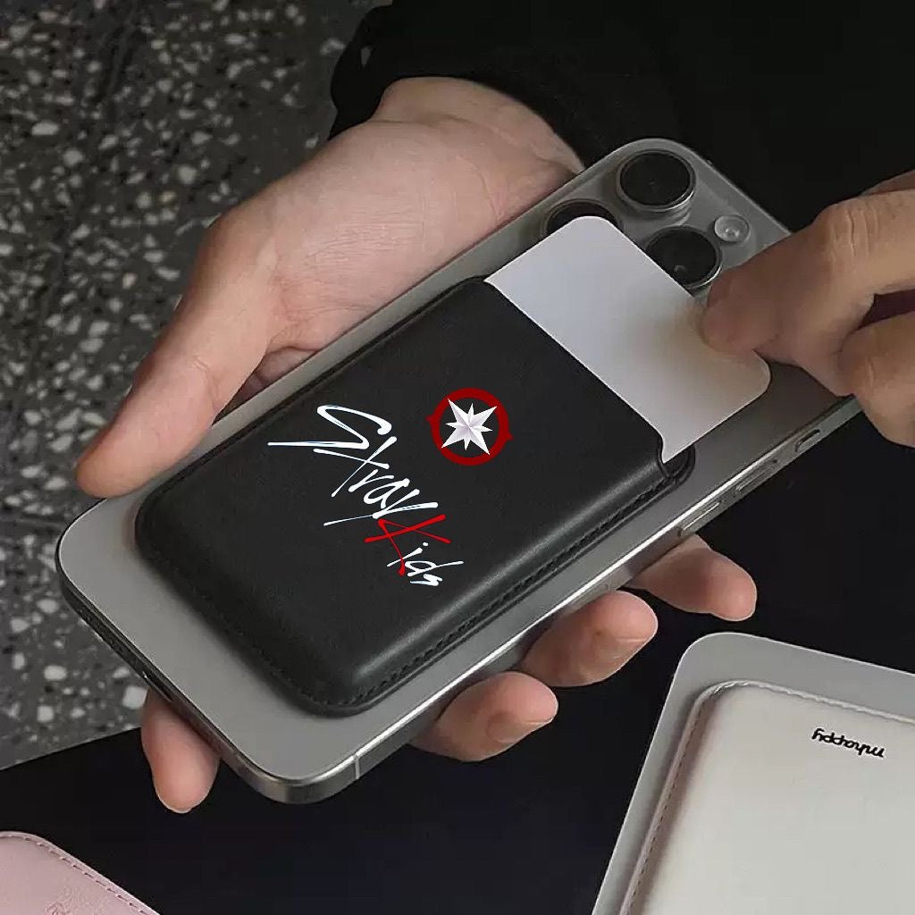 Stray Kids Skzoo Magnetic Card Holder, 3 colors, Kpop Gift For Fans Friends
