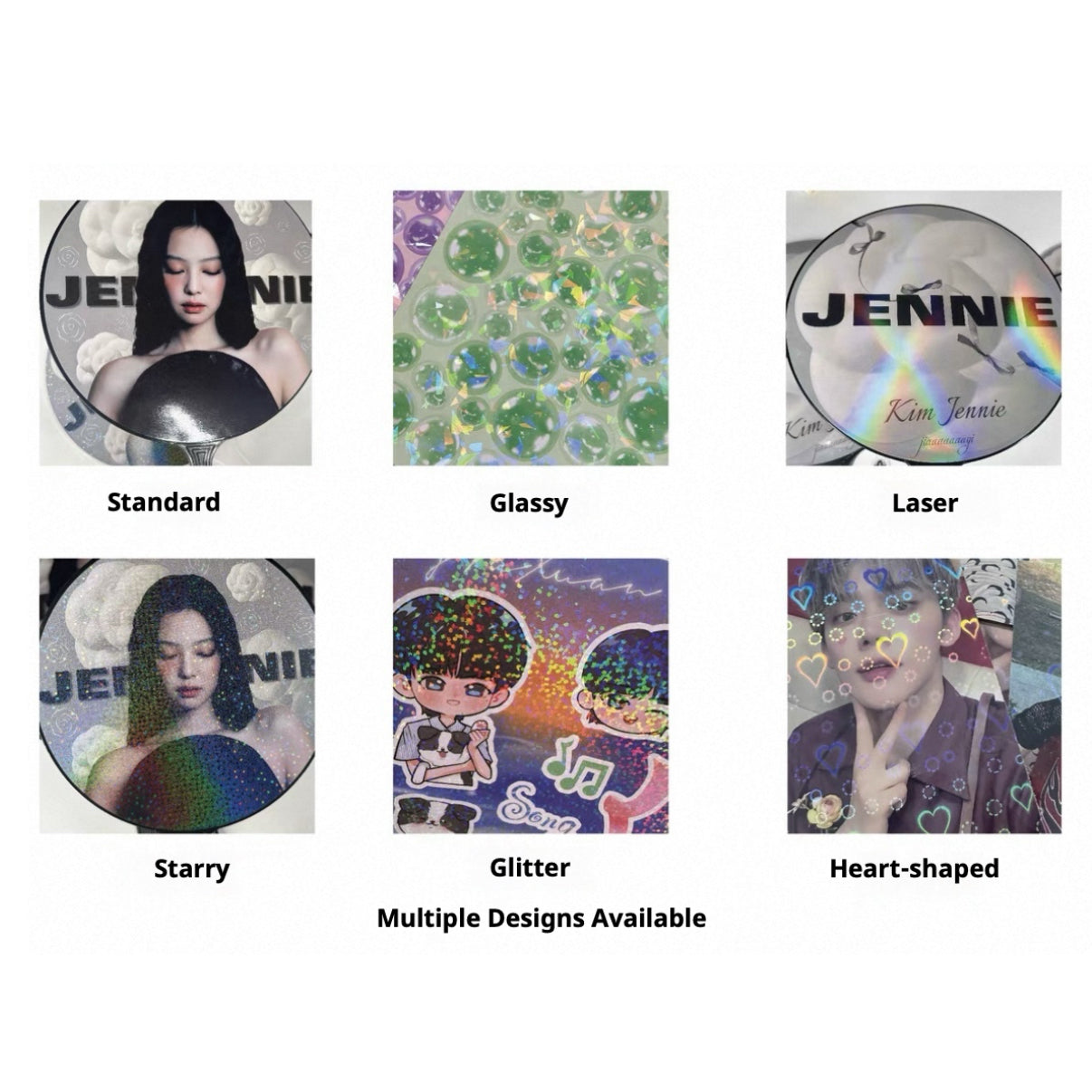 Custom K-pop Bias Picket, Double-Sided K-pop Image Cheering Fan, Free Shipping