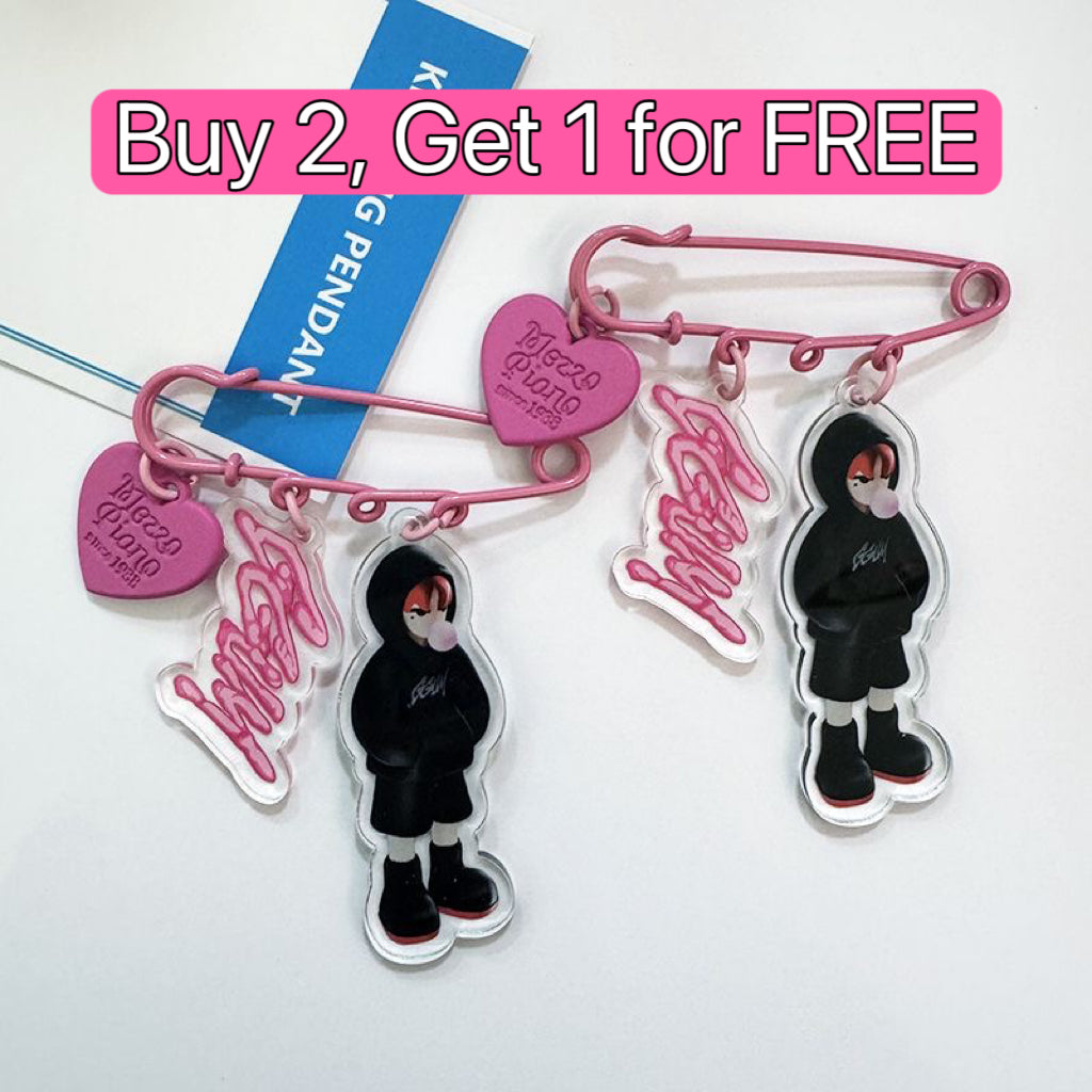 TXT Soobin GGUM Bag Keychain, Acrylic Keyring, 5 Styles Available, Free Shipping