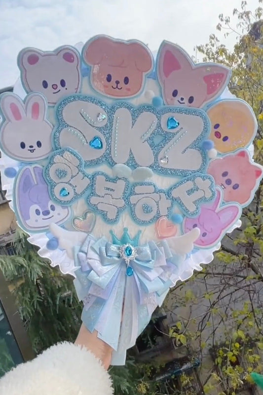 Custom K-pop Picket, K-pop Image Cheering Fan, Concert Name Banner