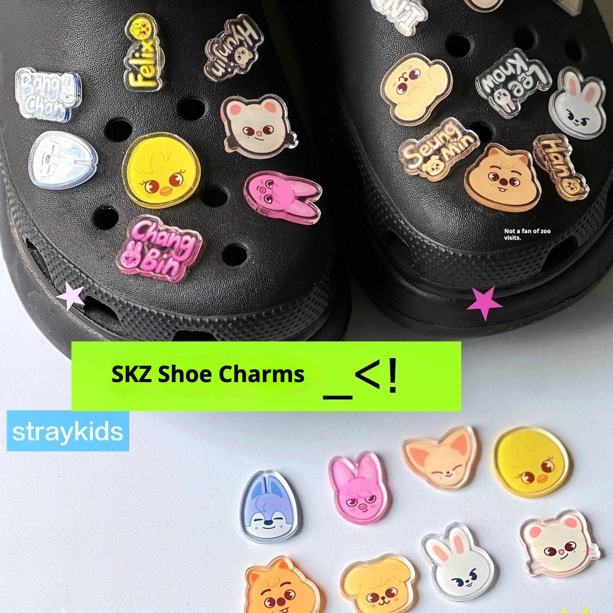 Stray Kids Skzoo Nachimbong Plush Doll Crocs, Kpop Gift For Fans Friends