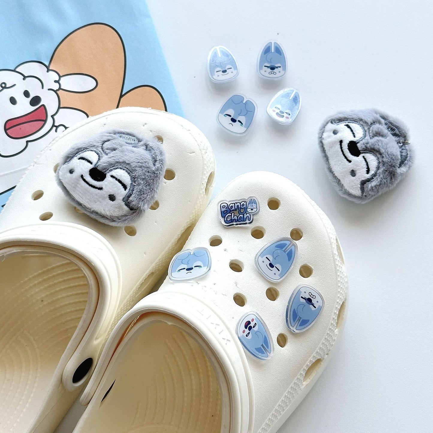 Stray Kids Skzoo Nachimbong Plush Doll Crocs, Kpop Gift For Fans Friends